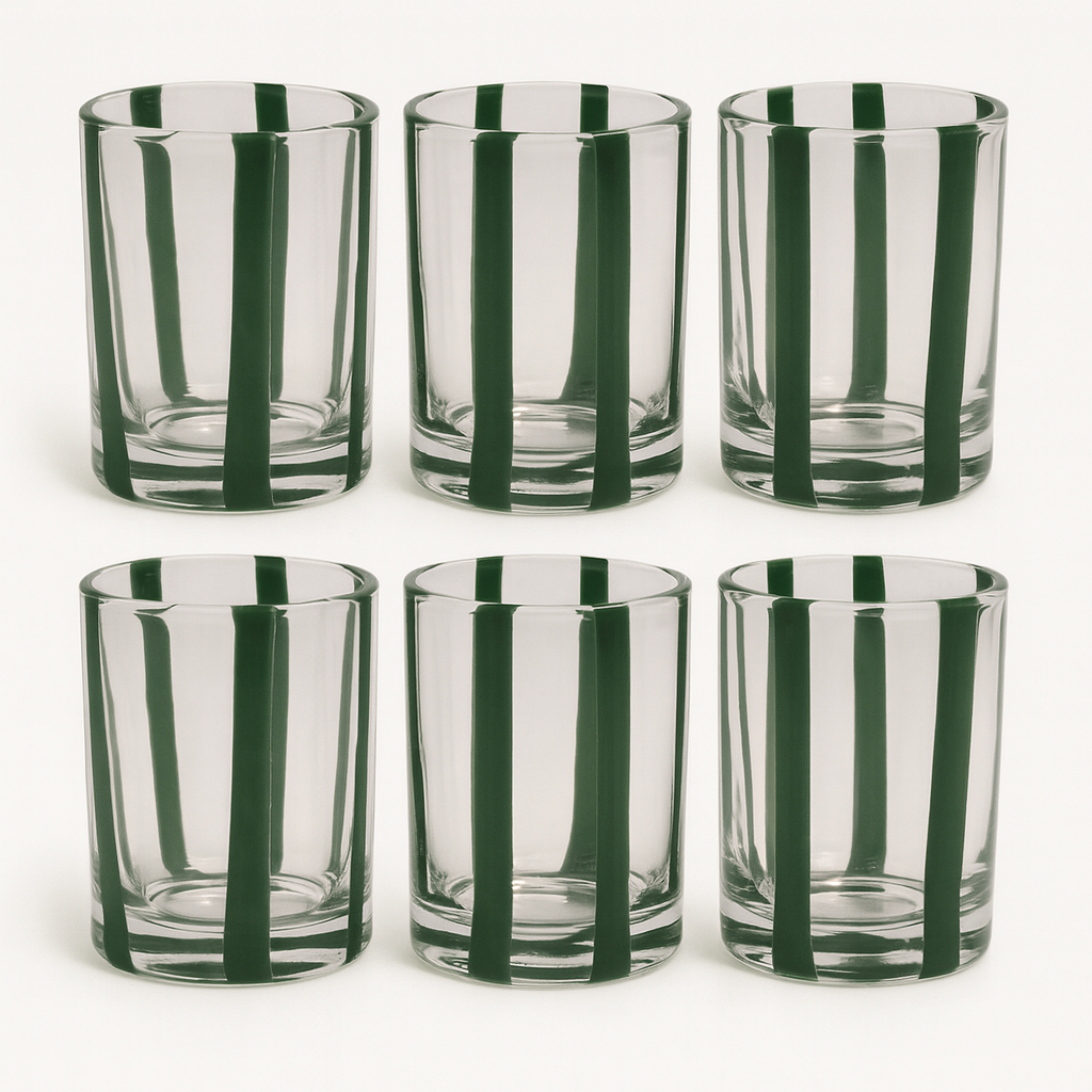 Conjunto Copo Listras