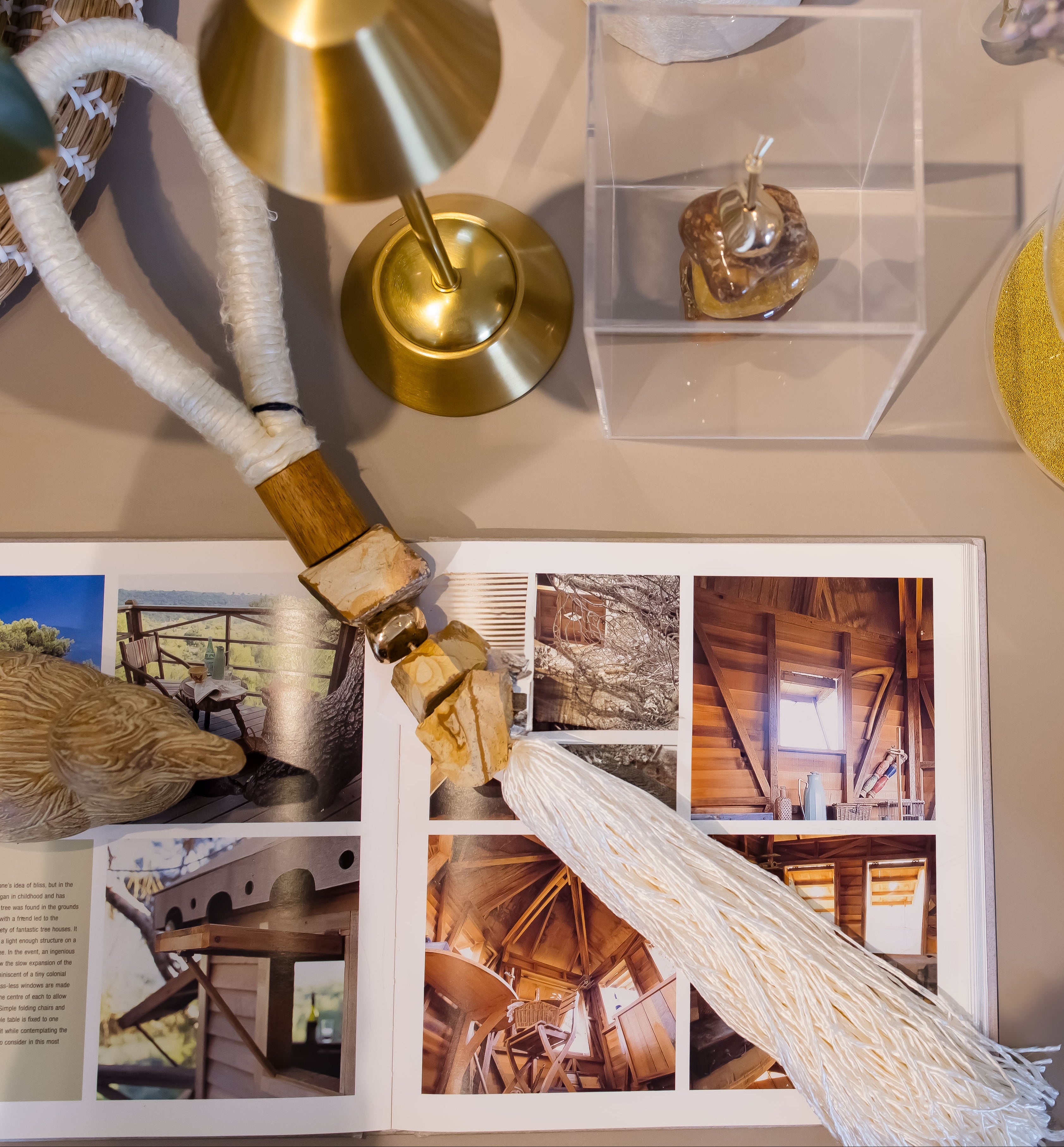 Colar de Mesa Off White