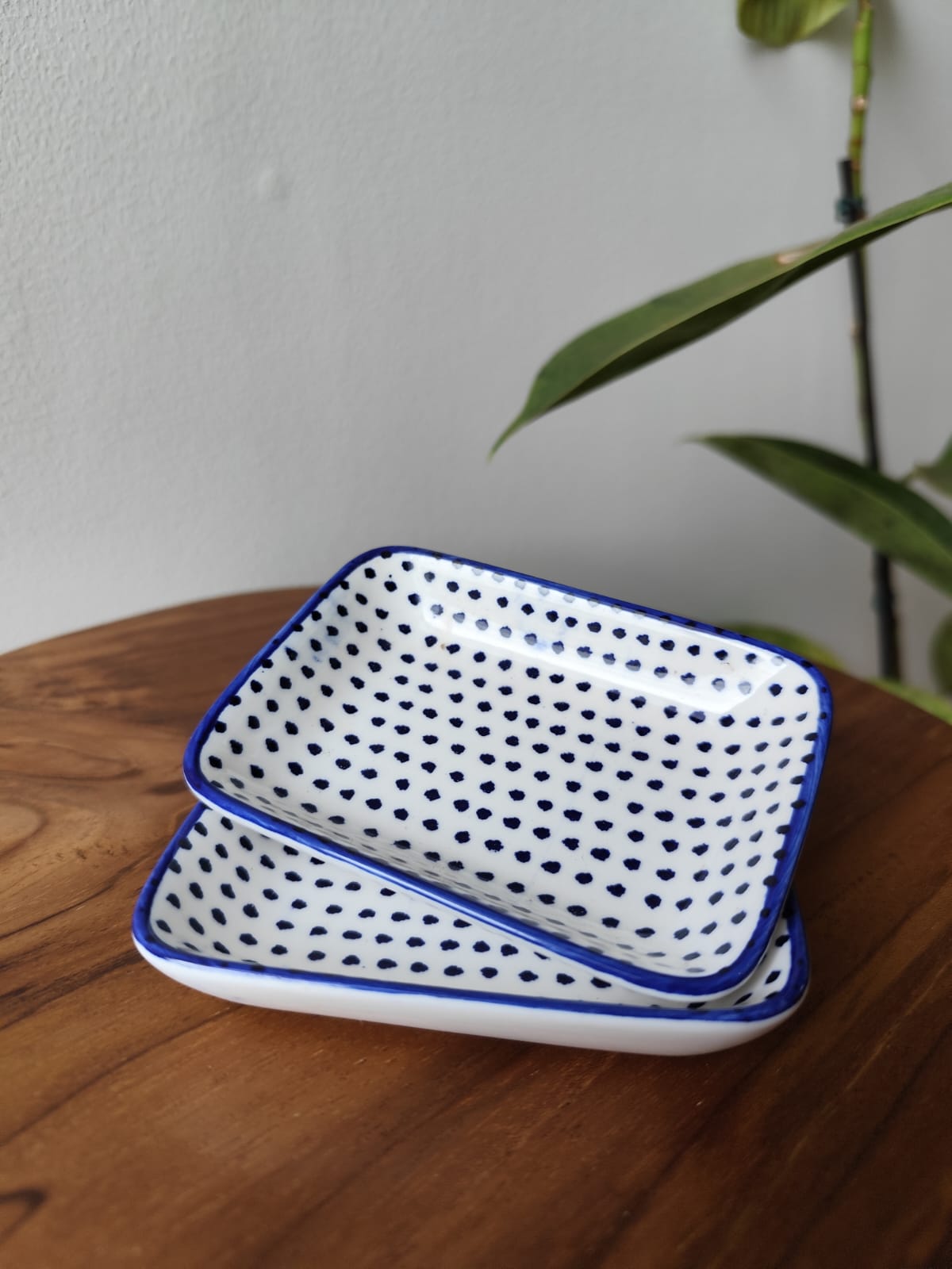 Bowl Retangular Dots