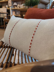 Almofada Linho com Debrum Due Terracota 35x52