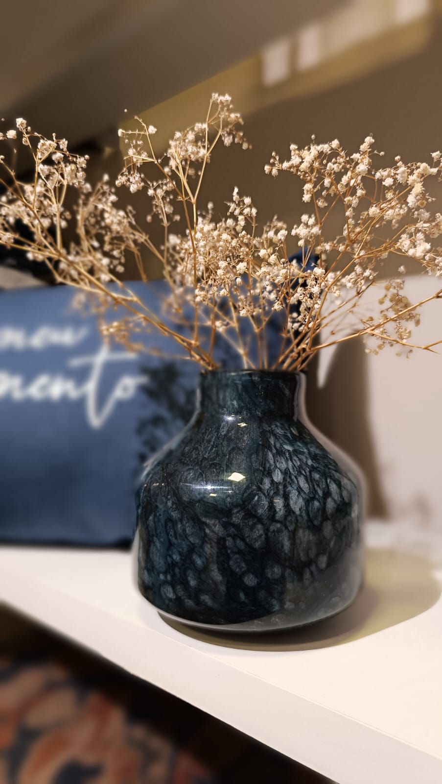 Vaso em Murano Azul