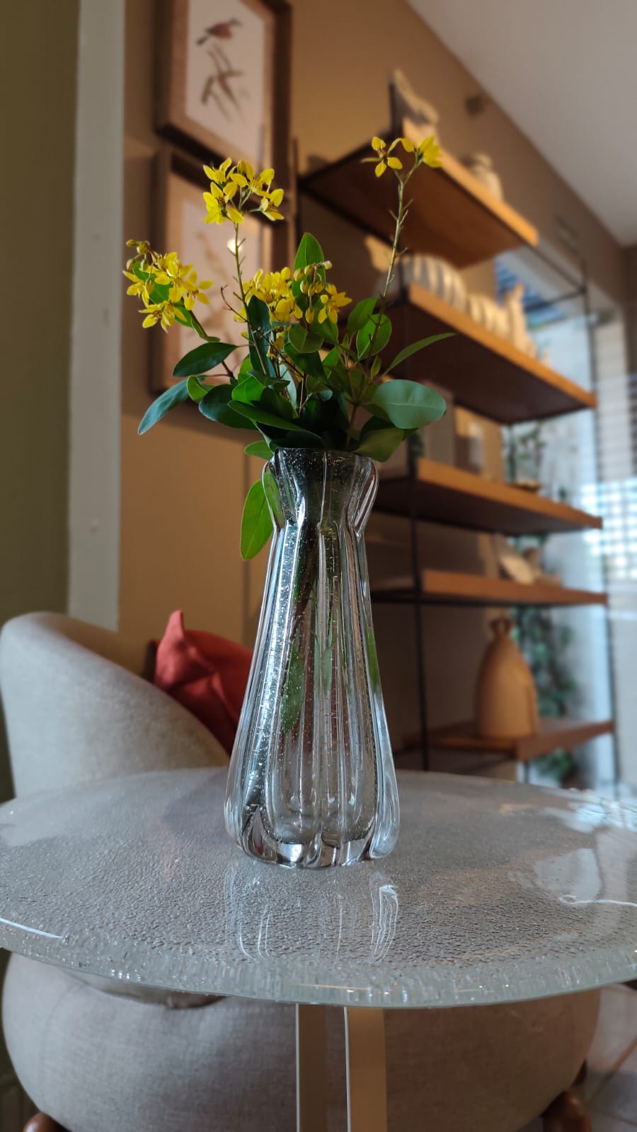 Vaso Solitário em Vidro