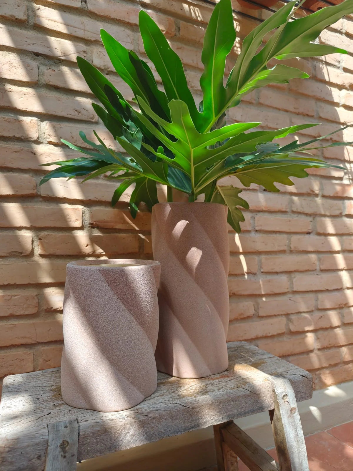 Vaso Terracota Espiral