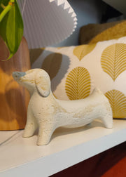 Escultura Dachshund em Resina
