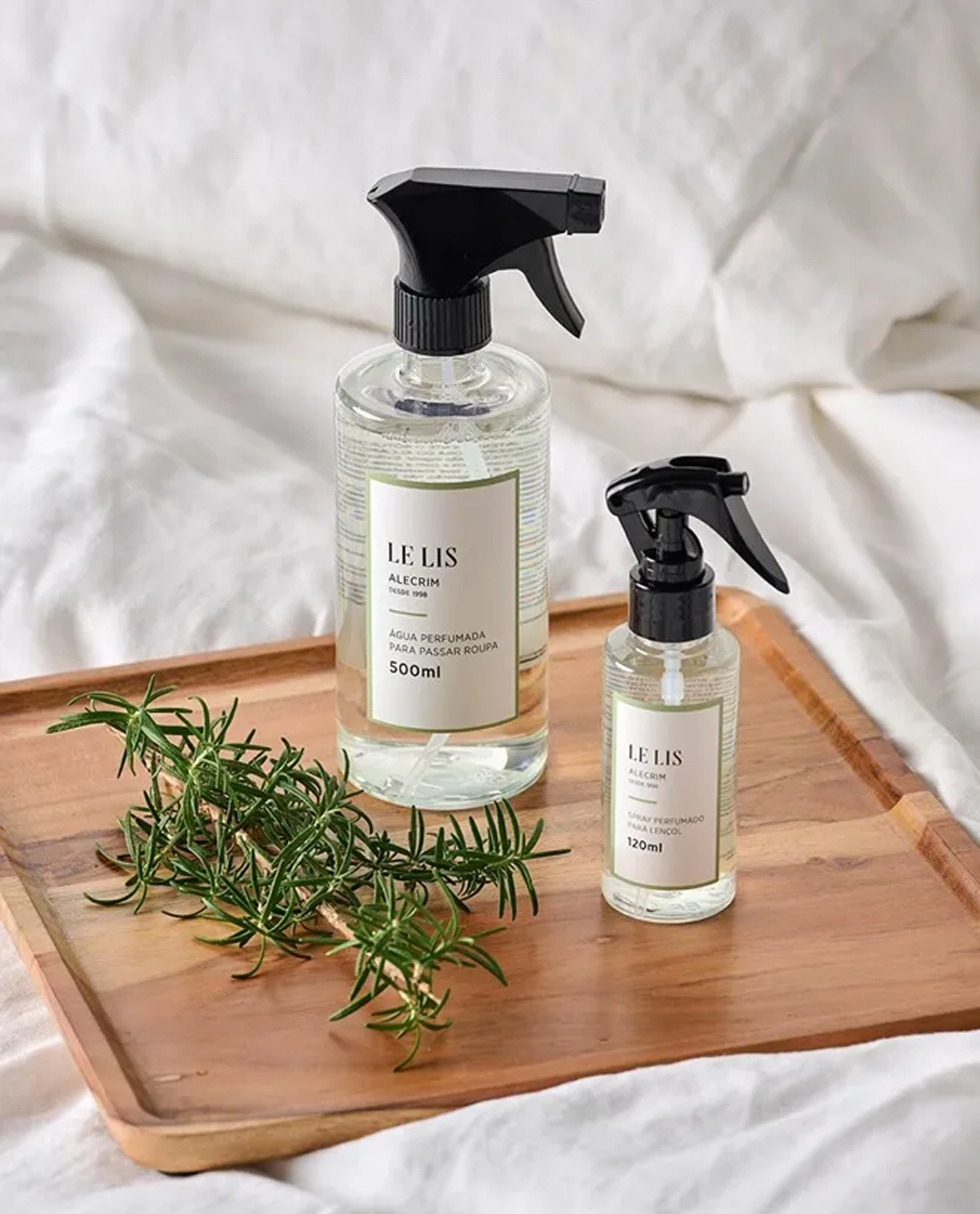 Água Perfumada para Passar Roupa Alecrim 500ml