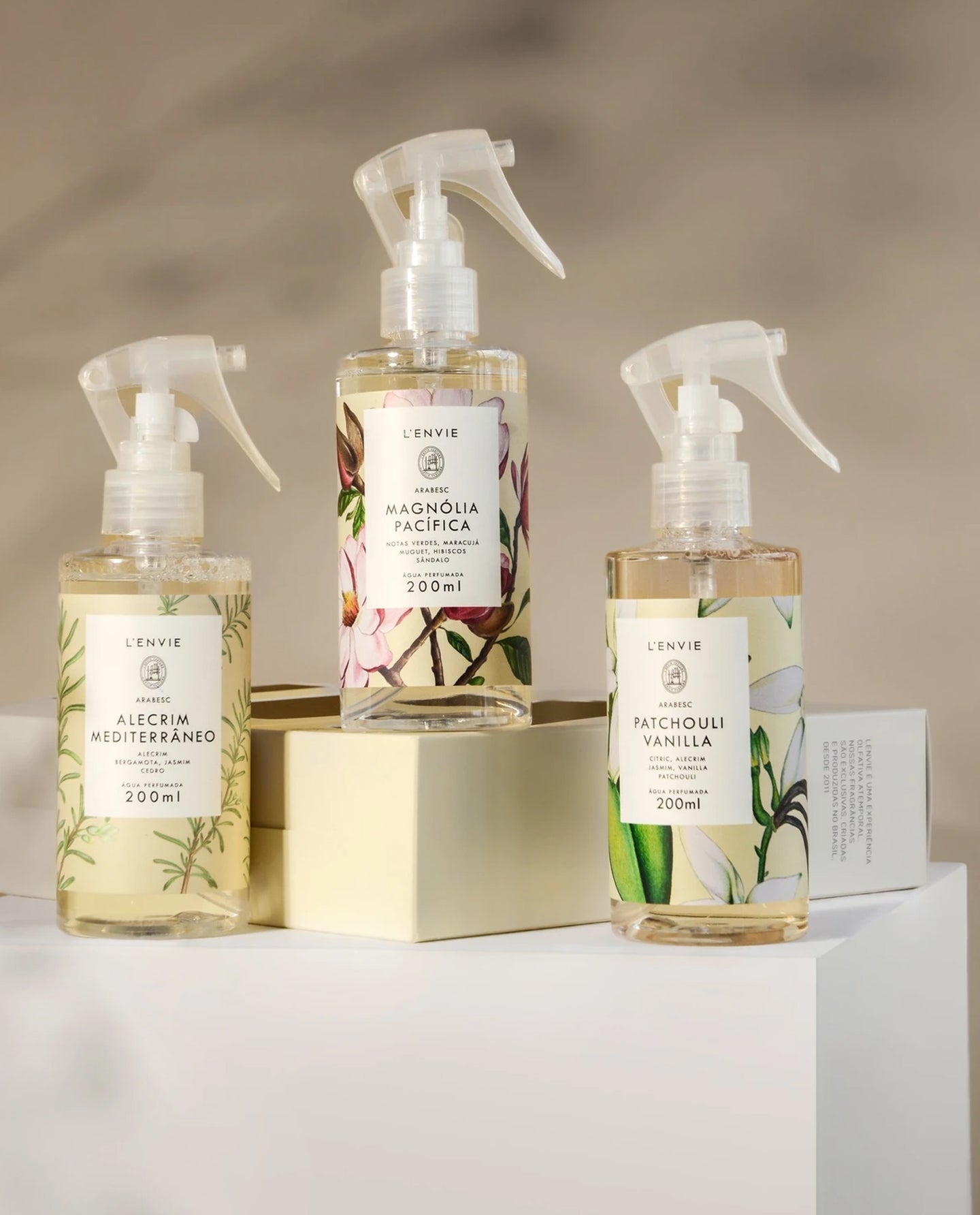 Kit Águas Perfumadas 200ml