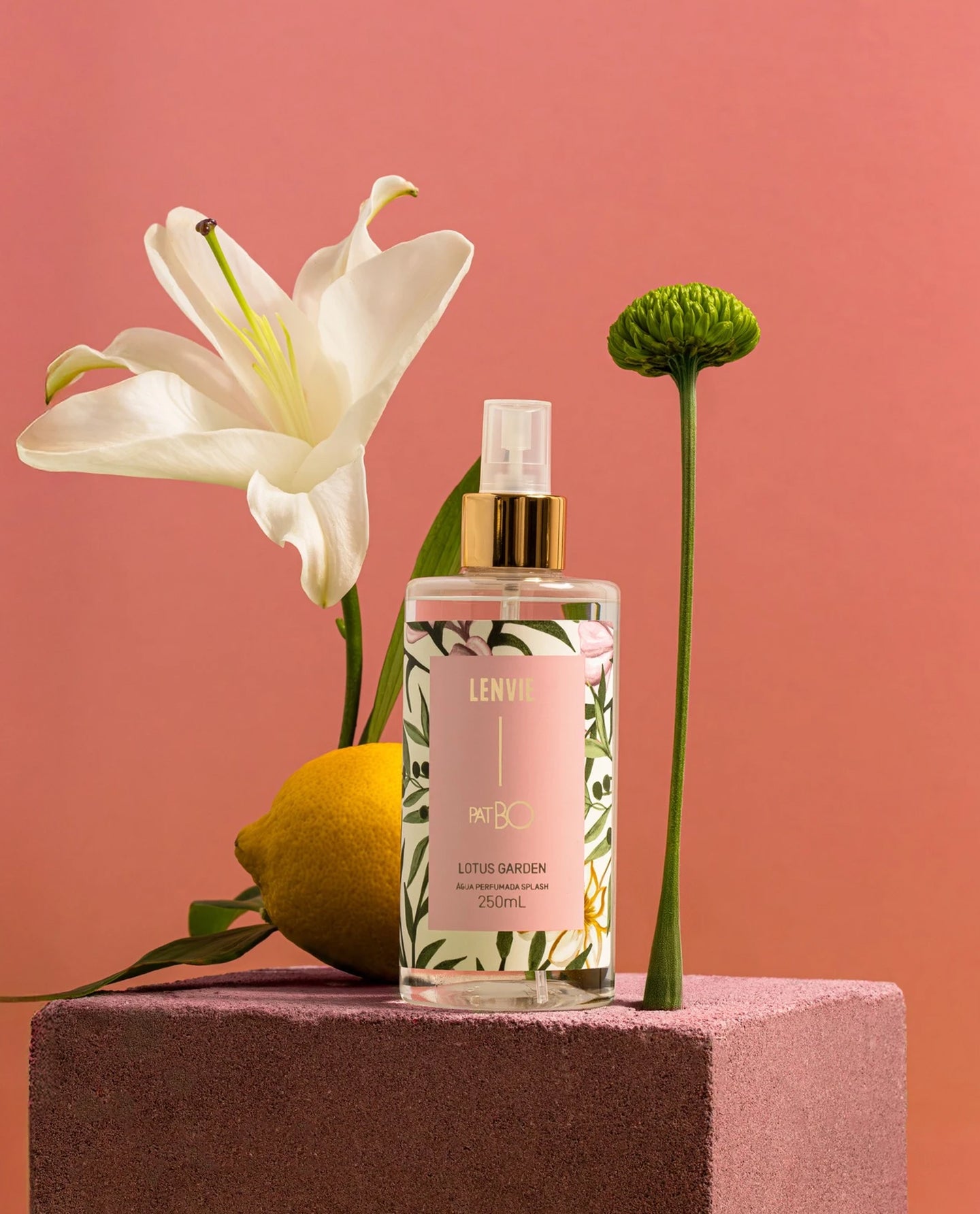Água Perfumada Splash Lotus Garden 250ml