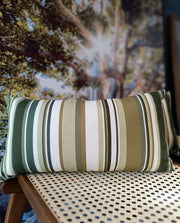 Almofada Acqua Listras Verdes 30x56