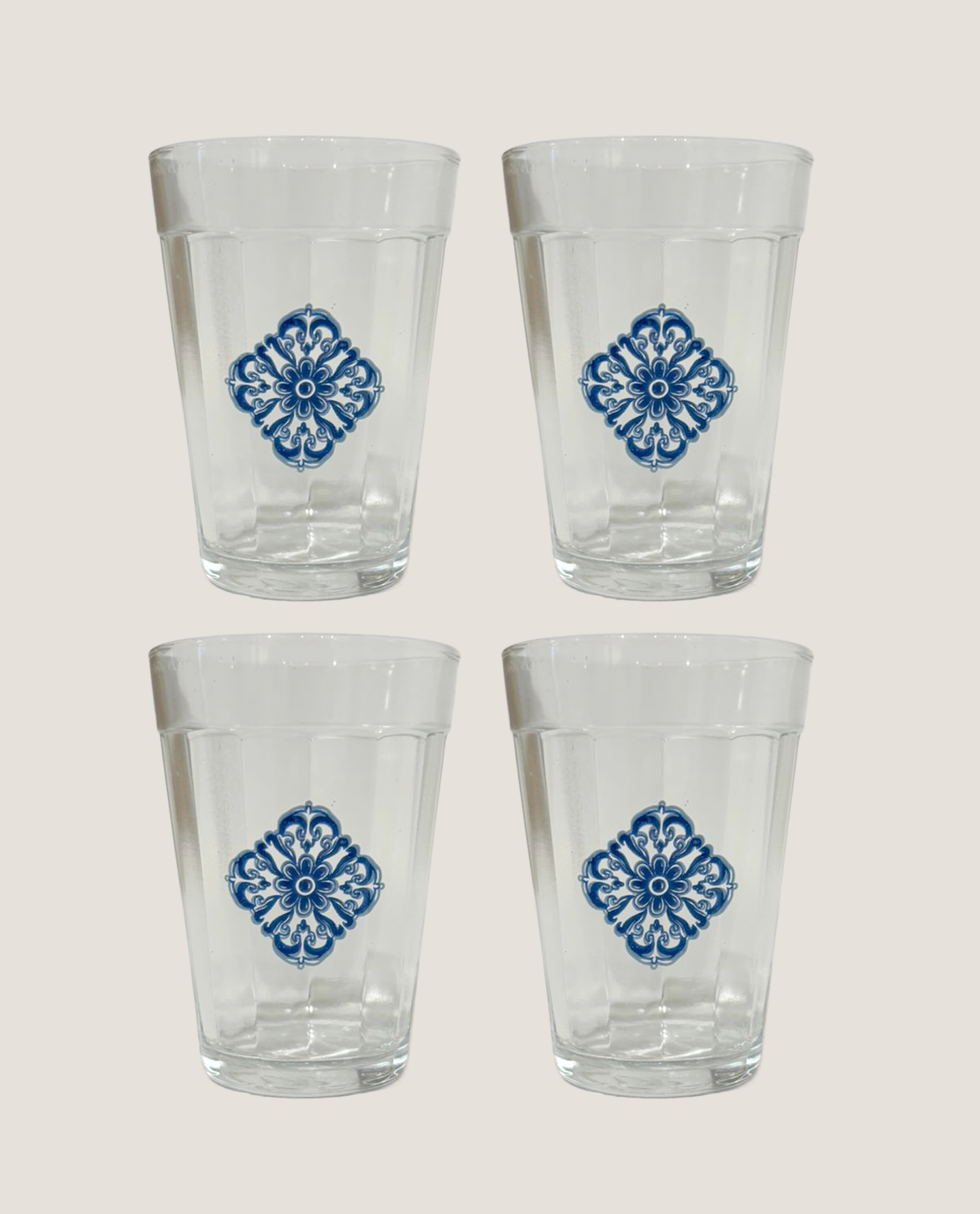 Conjunto 4 Copos Blue 200ml