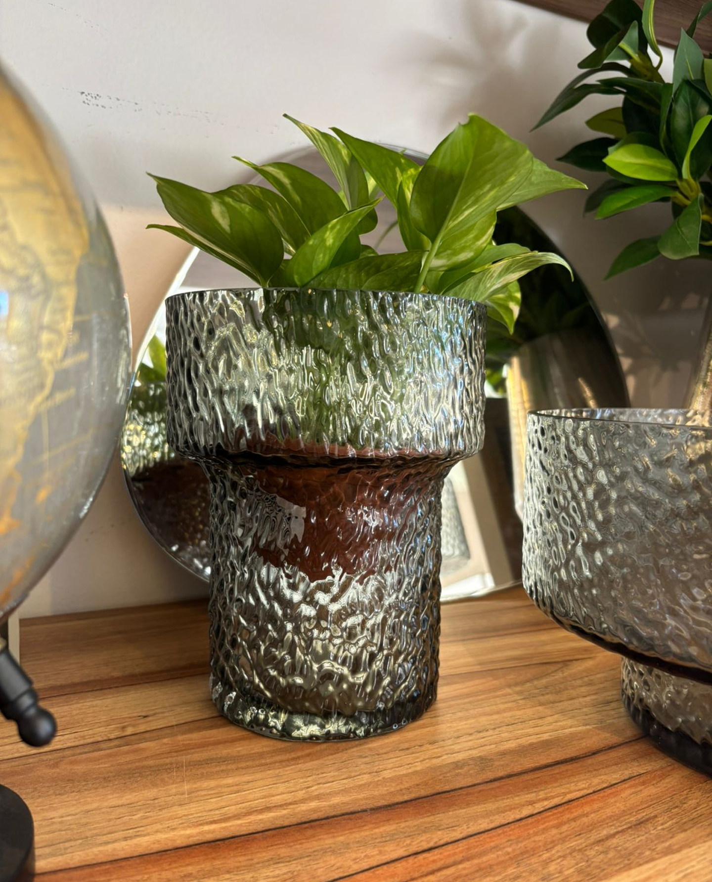 Vaso Glass Fumê