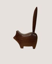 Escultura de Madeira Gato