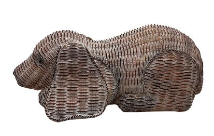 Escultura Cachorro Deitado