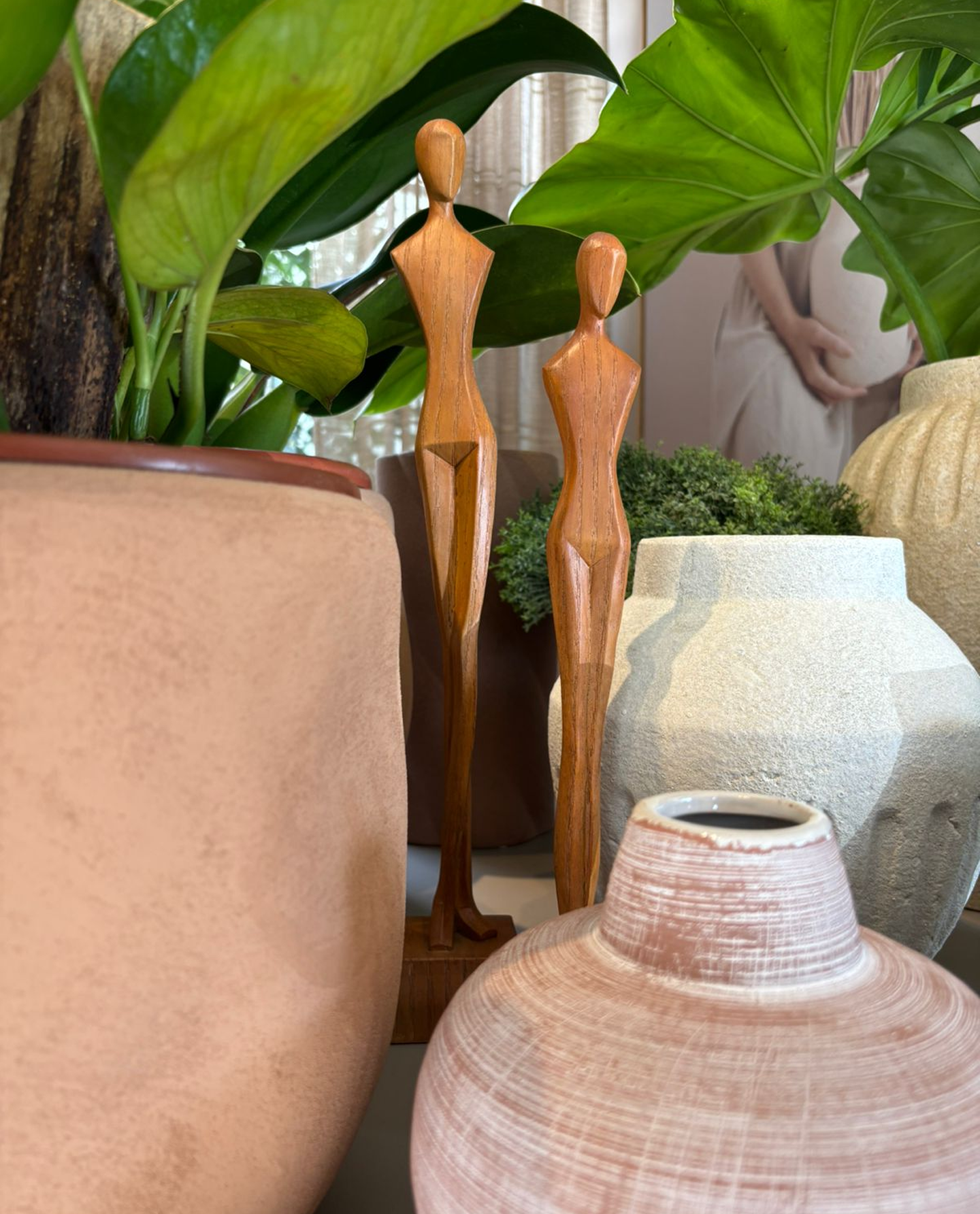 Escultura Corpo Feminino Wood M