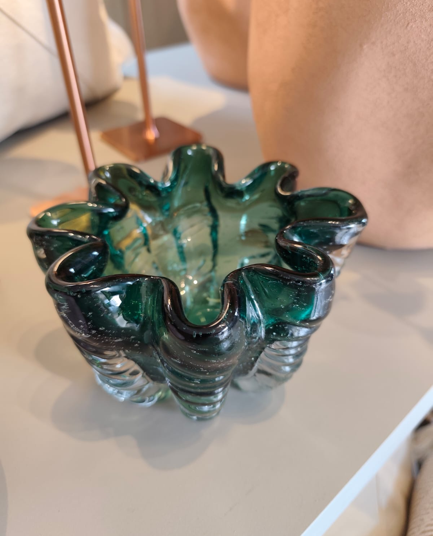 Vaso Murano Green