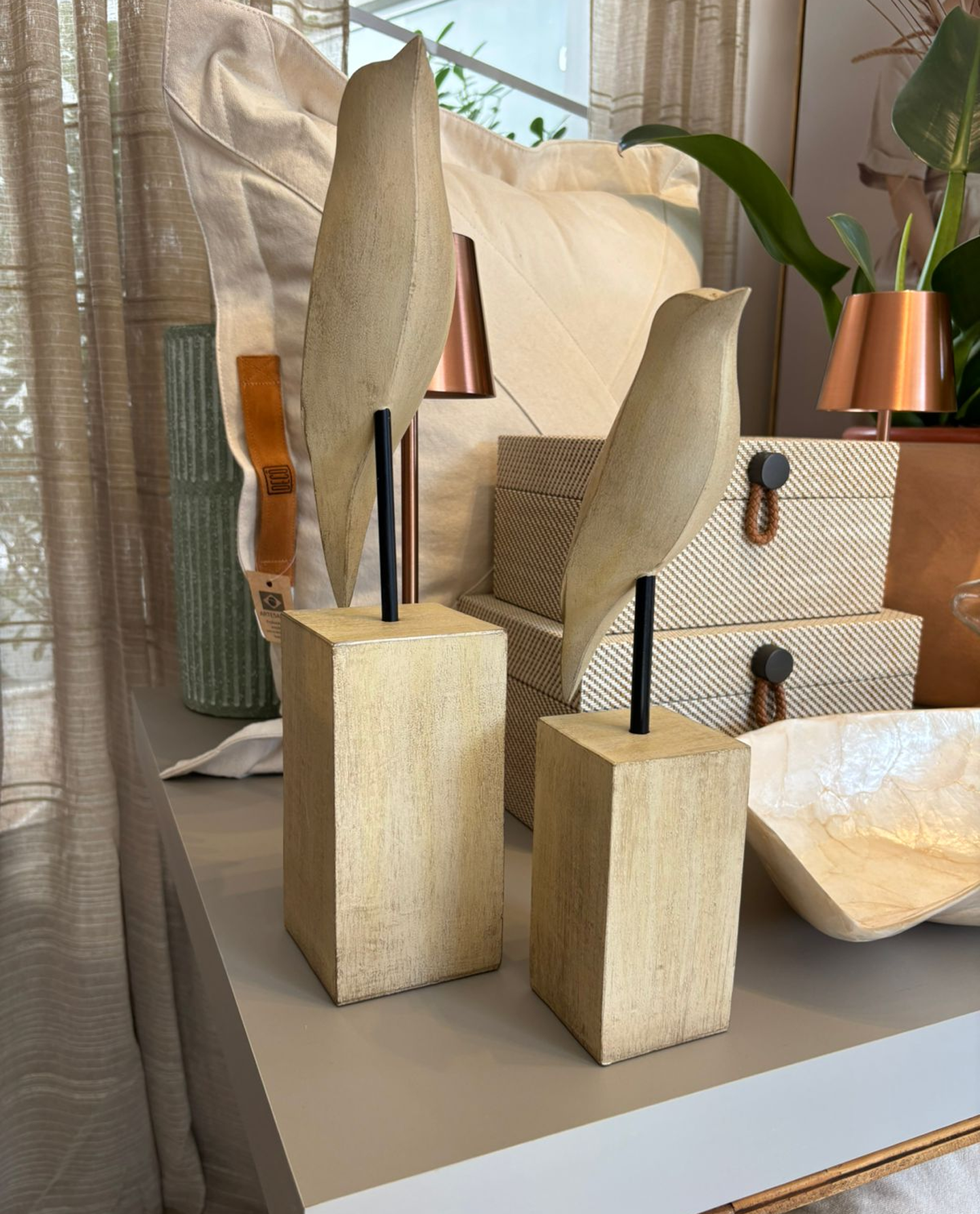 Escultura Wood Bird M