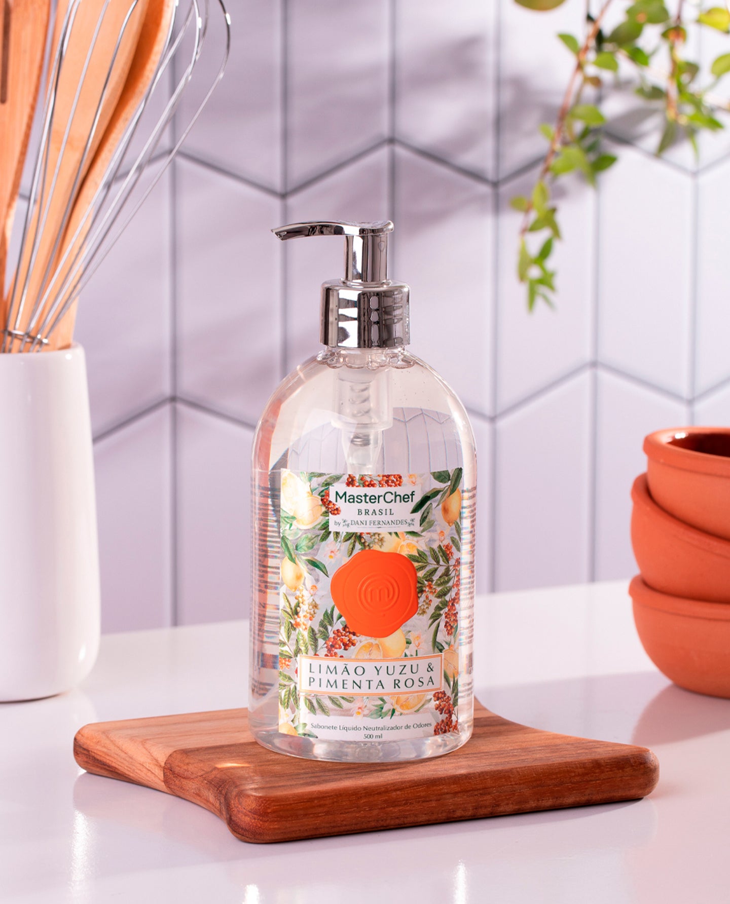 Sabonete Líquido Masterchef Limão Yuzu e Pimenta Rosa 500ml
