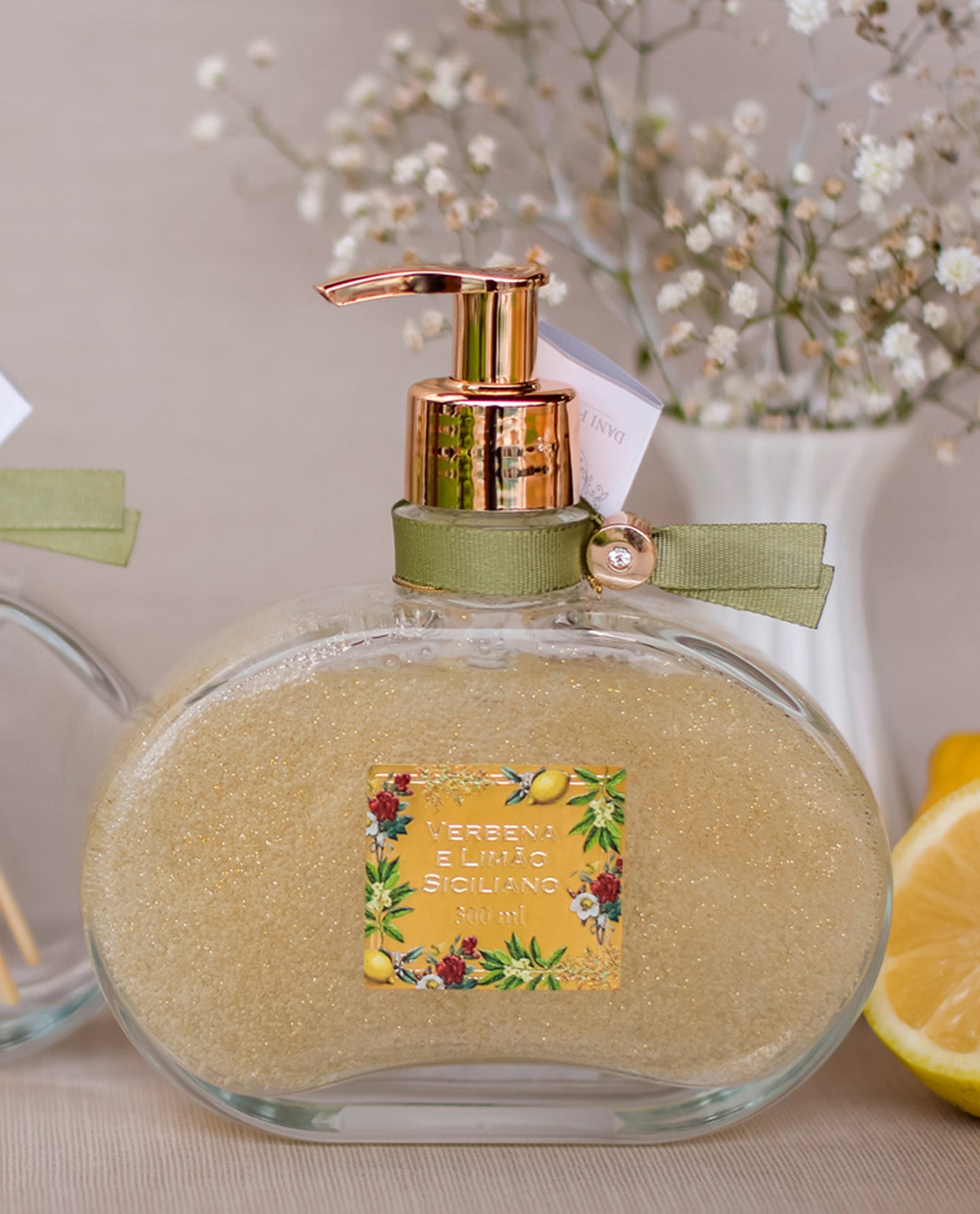Sabonete Líquido Glitter Verbena e Limão Siciliano 300ml
